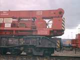 Heckpartie des Krupp-Eisenbahn-Drehkranes. Gre: 61,7kB